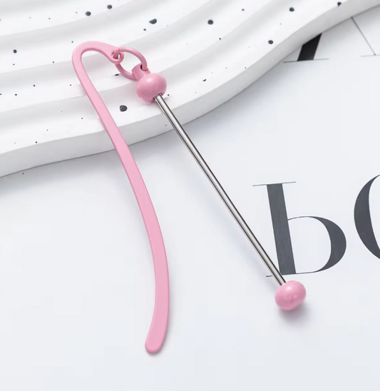 Z/38- Light Pink Beadable Bookmark