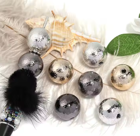 CK-324- 16mm Mixed Bag UV Wrinkle Acrylic Bead (200 Count)