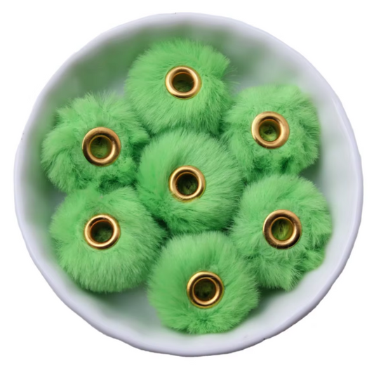 FUZZY 21- 20mm Lime Fuzzy Spacers (5 Pack)
