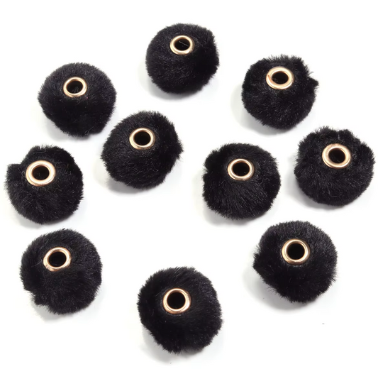 FUZZY 16- 20mm Black Fuzzy Spacers (5 Pack)