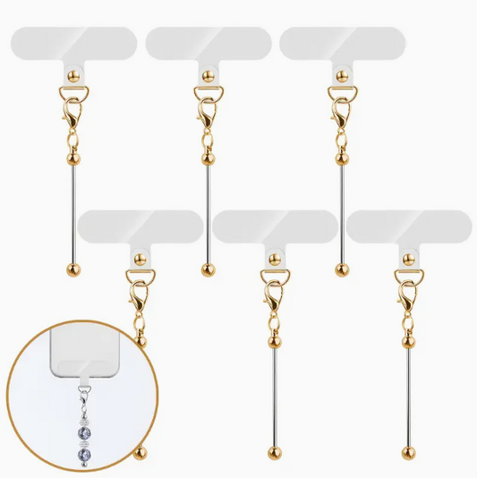 P96 - "Gold" Beadable Cell Phone Charm (1 Count)