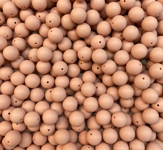c 11 / 12mm - Almond Silicone Bead