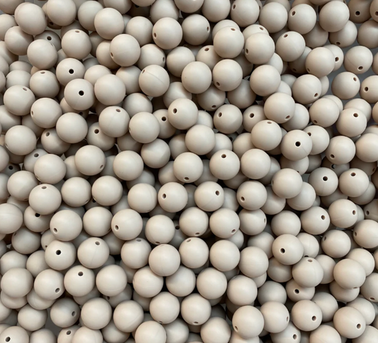 c 14 / 12mm - Toffee  Silicone Bead