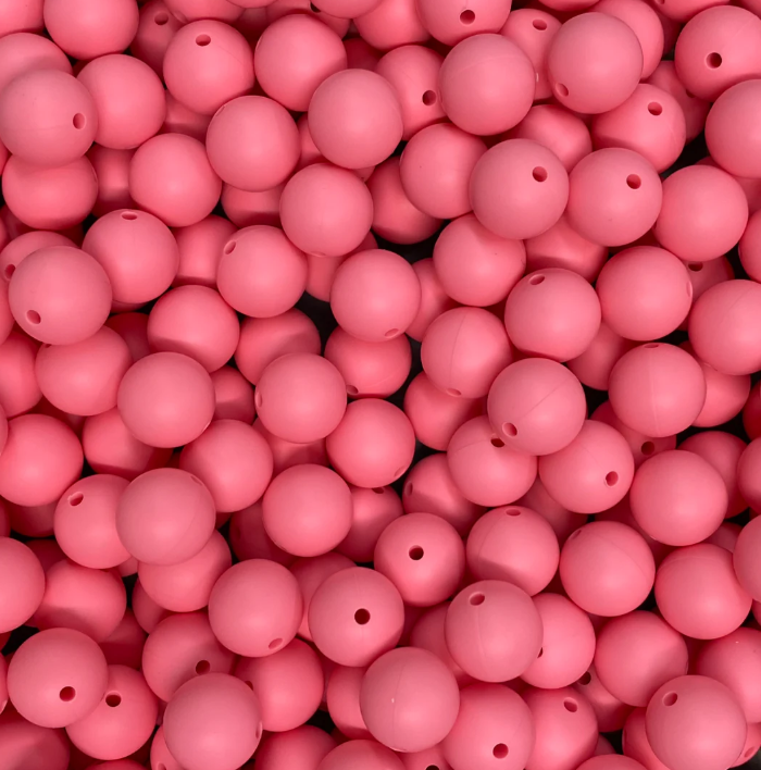 c 39 / 12mm - Baby Pink Silicone Bead