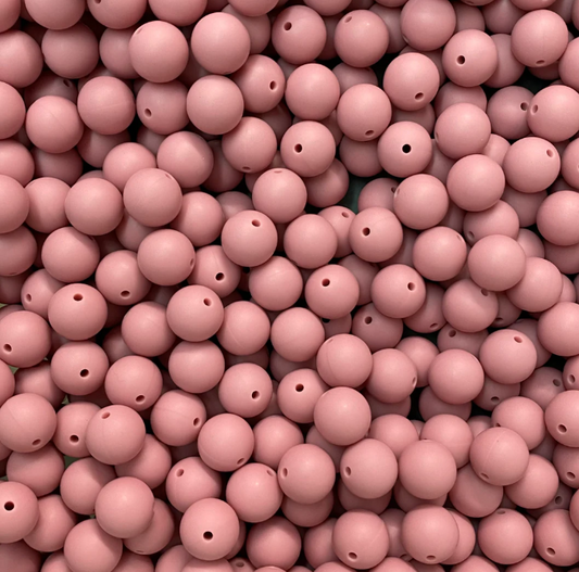 c 41 / 12mm - Rose Gold Silicone Bead