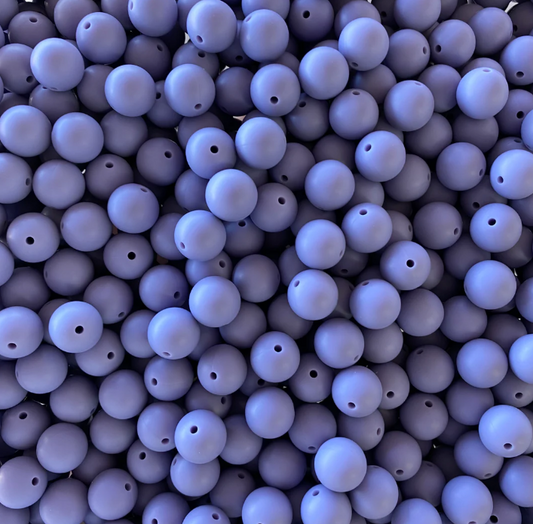 c 49 / 12mm - Wisteria Silicone Bead