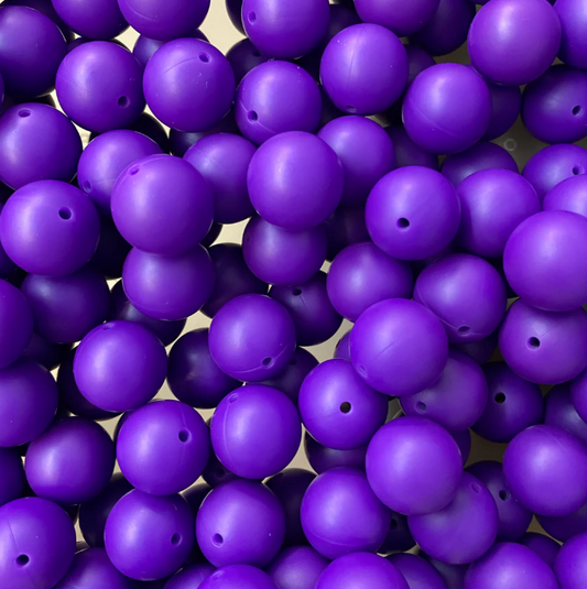 c 53 / 12mm - Grape Silicone Bead