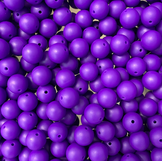 c 54 / 12mm - Classic Purple Silicone Bead