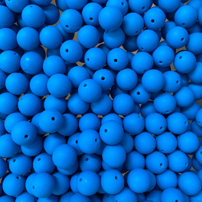 c 66 / 12mm - Azure Silicone Bead