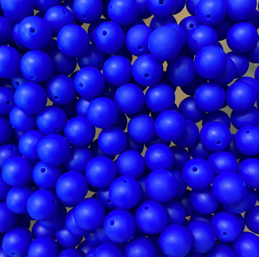 c 67 / 12mm - Royal Blue Silicone Bead