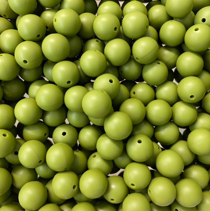 b 77/ 19mm - Olive Silicone Bead