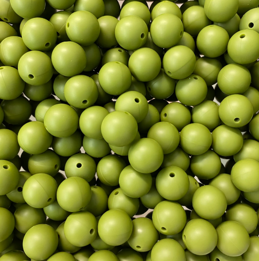 b 77/ 19mm - Olive Silicone Bead