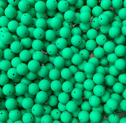 b 79 / 19mm - Kelly Green Silicone Bead