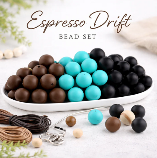 Espresso Drift (30 Count 12mm Silicone Bead Pack)