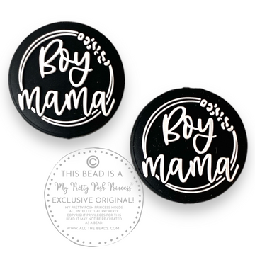 T356- Mama Needs Coffee Silicone Focal Bead