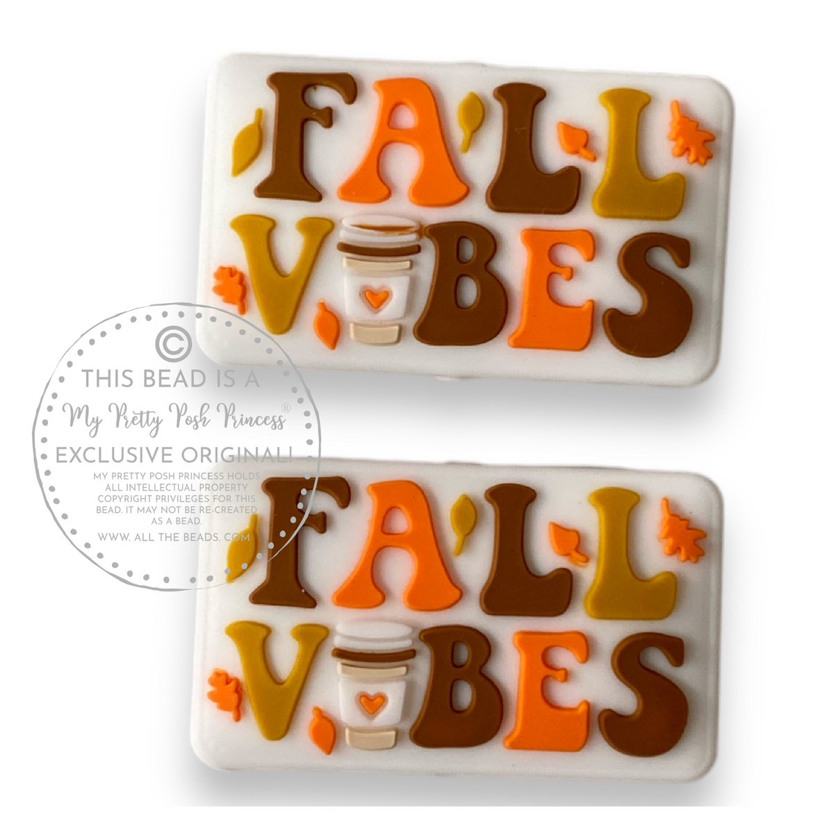 h805 - Fall Vibes Exclusive Focal Bead Silicone (1 Count)