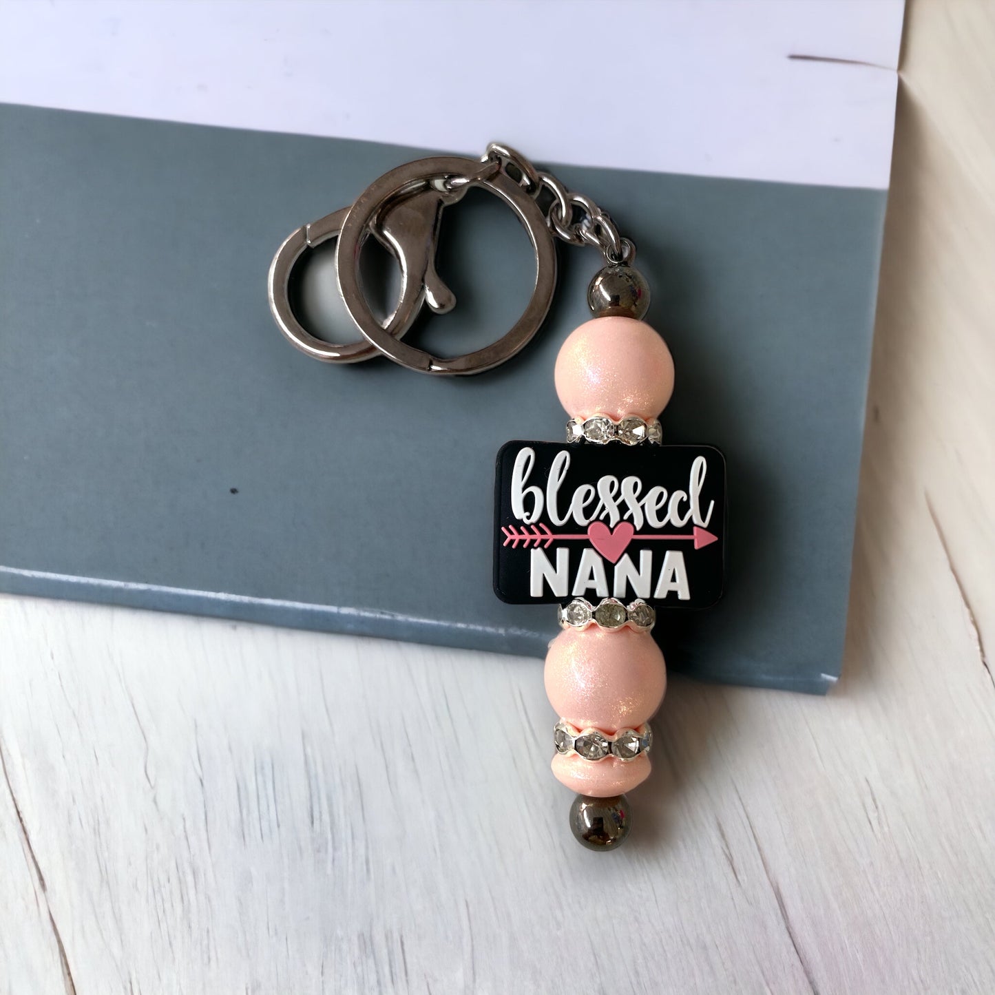 T436- "Blessed Nana" Exclusive  Focal Bead Silicone (1 Count)