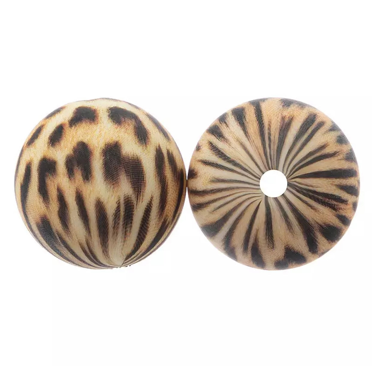 A-6009- 15mm "Cheetah" A-03 Silicone Beads