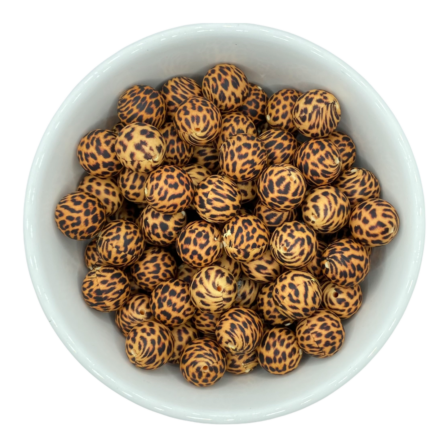 12mm- A-03- Cheetah Silicone Beads