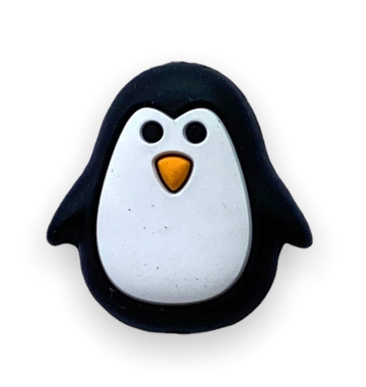 T387 - Penguin Silicone Focal Bead (1 Count)