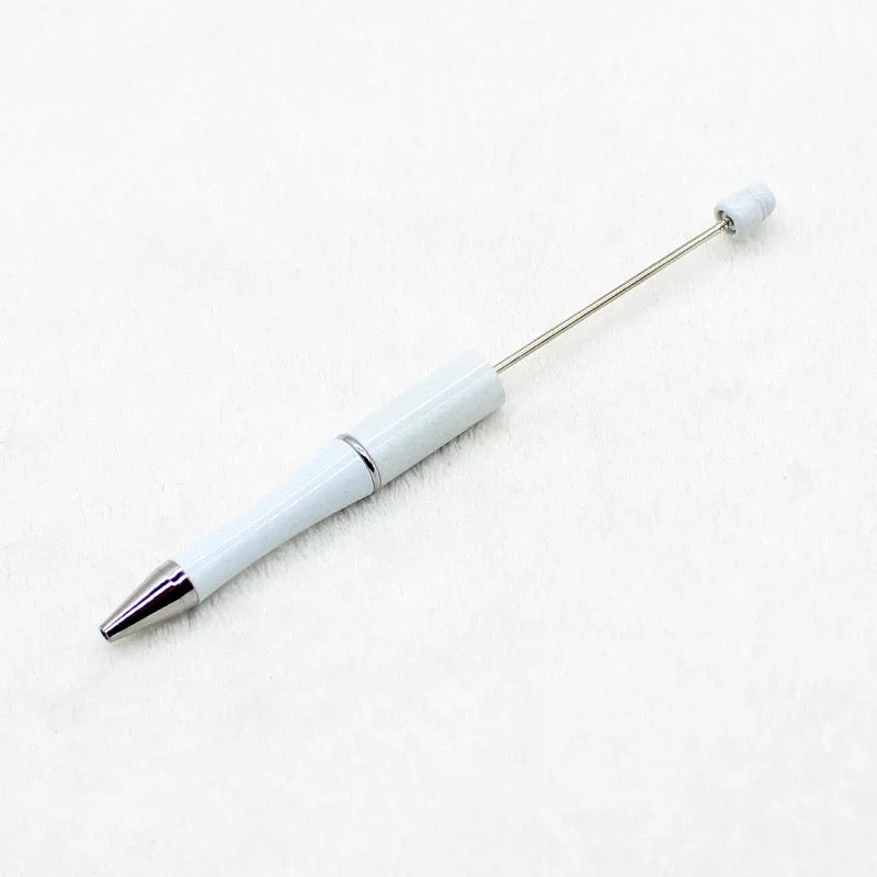 PEN J- White Beadable Pen (1 Count)