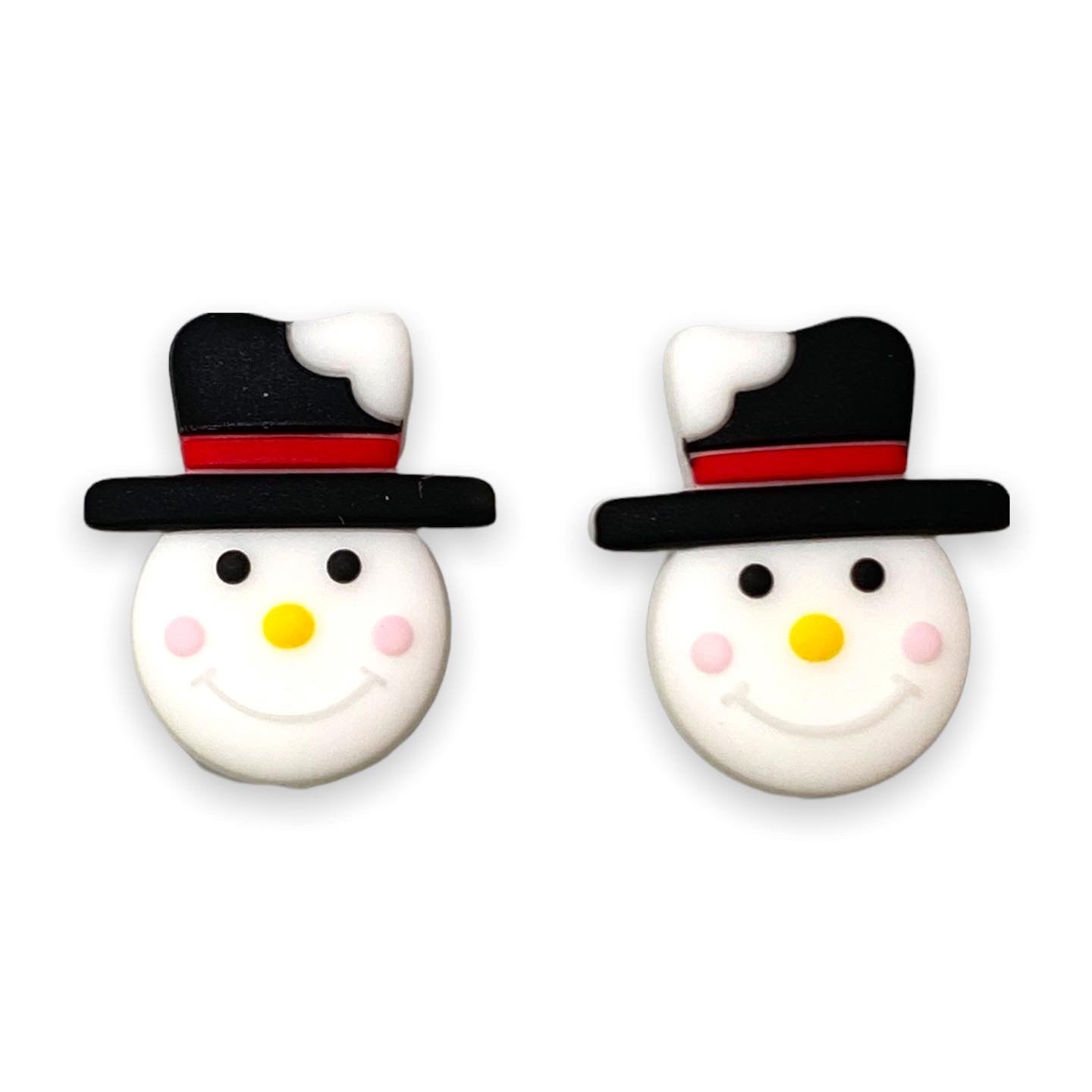 X192- Snowman Face (1 Count) Focal Bead