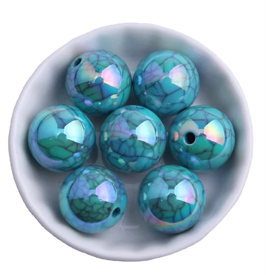 #866 - Opal Aqua Western   Beads (1 Count)