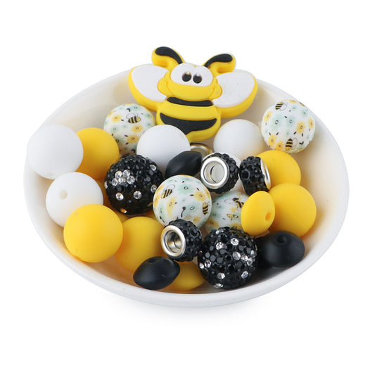 Z/527 - "Bee" Silicone Bead & Bling Kit