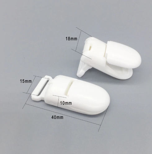 FX- 9050- White 40mm KAM {1 Count}  Clip