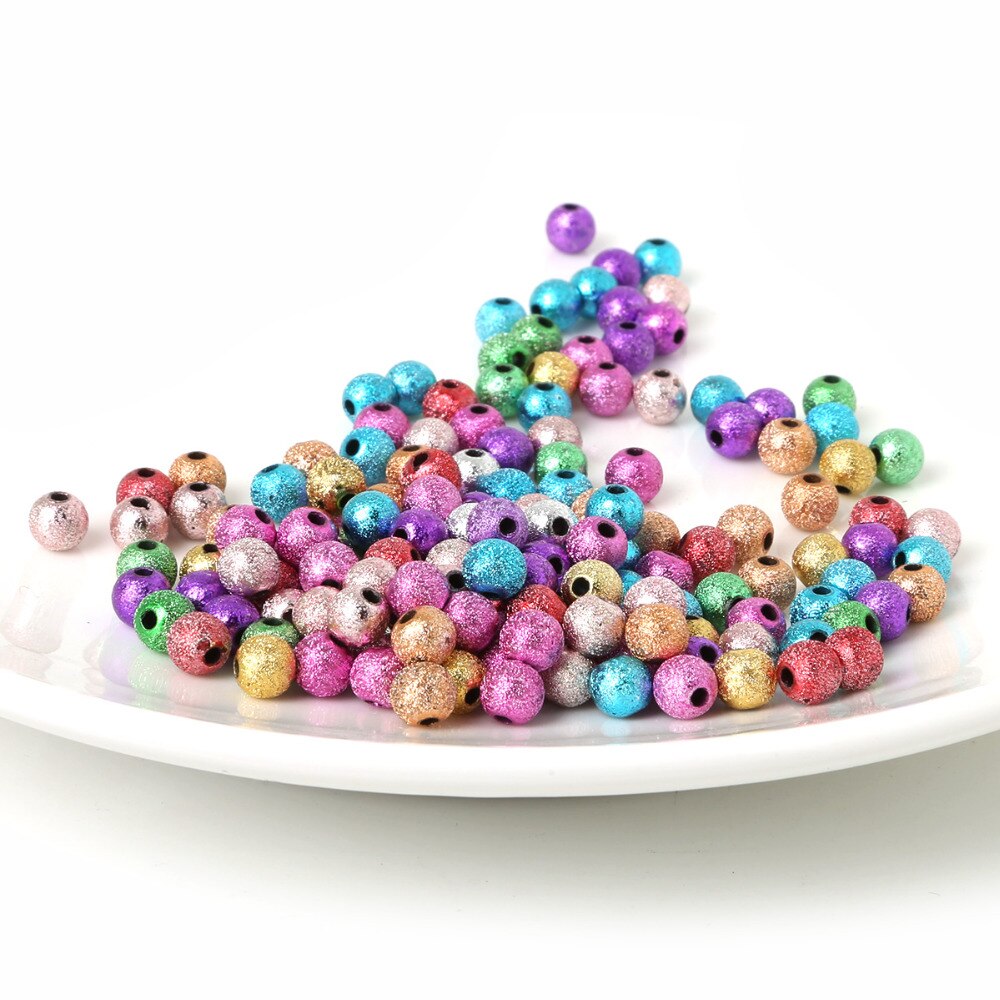 K- 561- 12mm Stardust Mixed 100 Count Beads