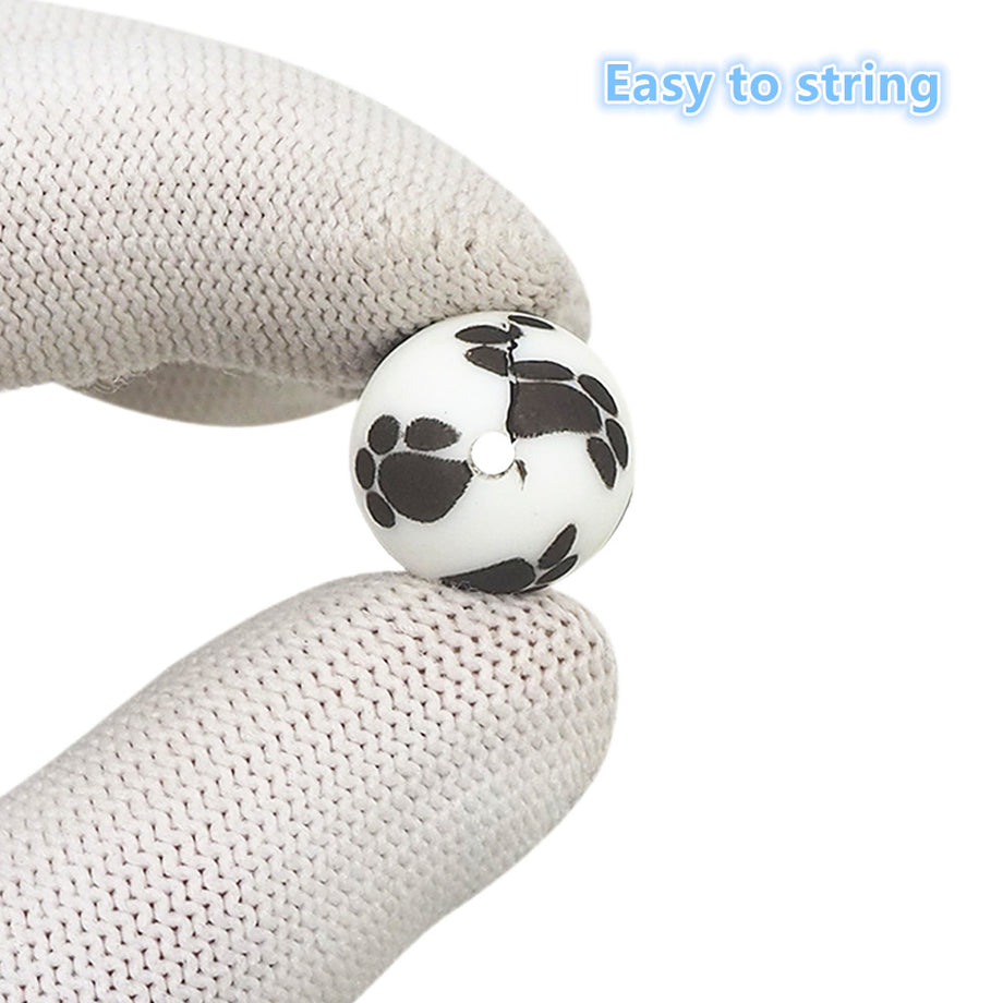 Football Silicone Beads 15MM – MrBiteBabyStore