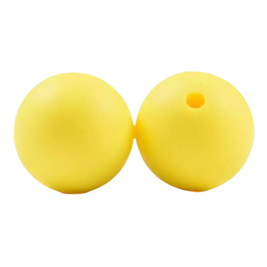 12mm Sunshine Yellow Round Silicone Beads, Yellow Round Silicone Beads,  Beads Wholesale