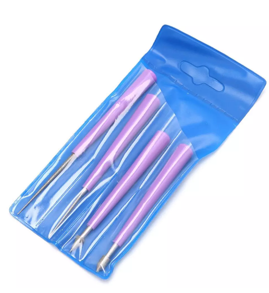 FX-9026- 4 Piece Bead Reamer “Hole Opener/Widener” File Set