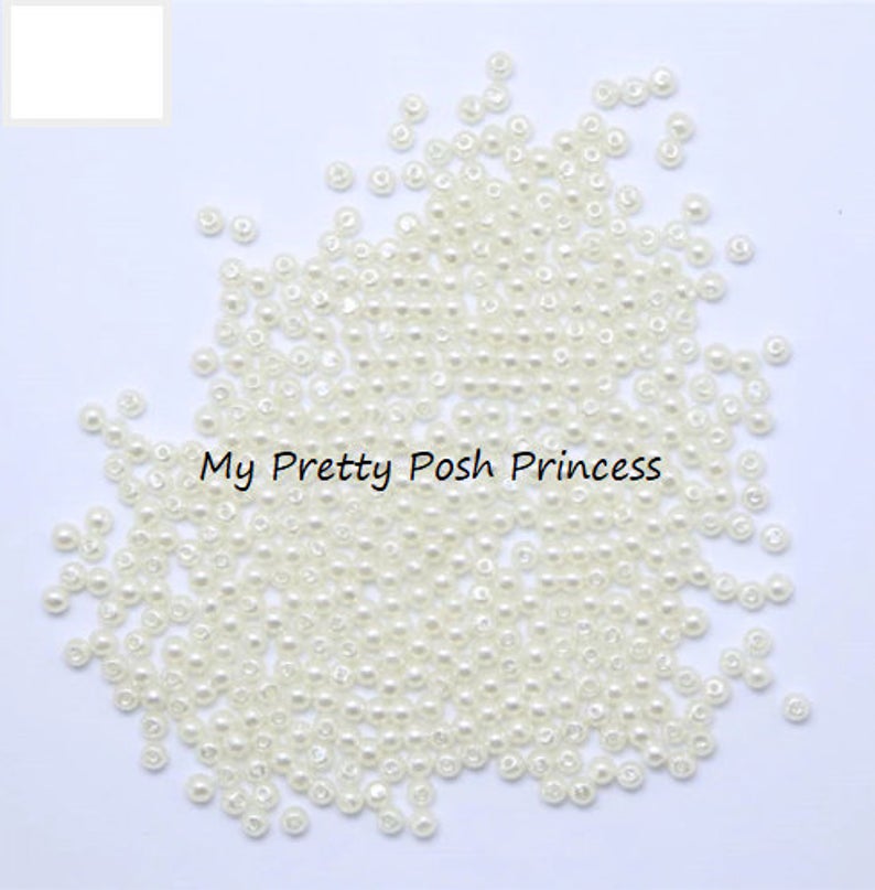 FX- 9006- 6mm Ivory Pearl Spacer Bead Pack