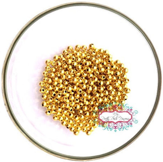 FX- 9002- 4mm Gold Spacer Bead Pack