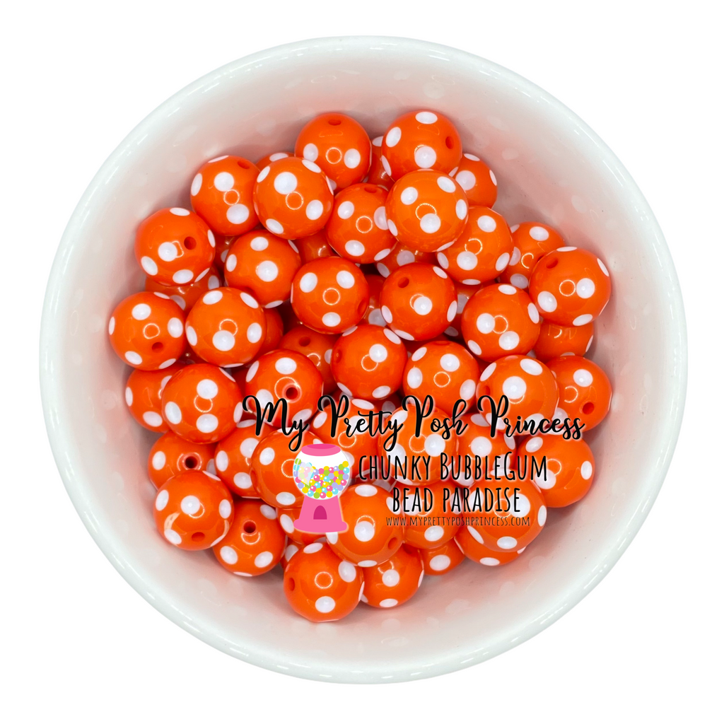 D8- Halloween 20mm Polka Dots Acrylic Beads (10 Count) – My Pretty Posh  Princess