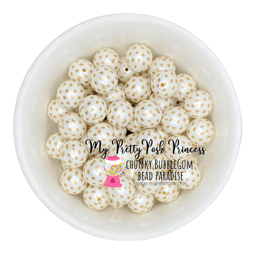 W412- 20mm Baseball Bead Chunky Bubblegum Pearls (10 Count) – My Pretty  Posh Princess