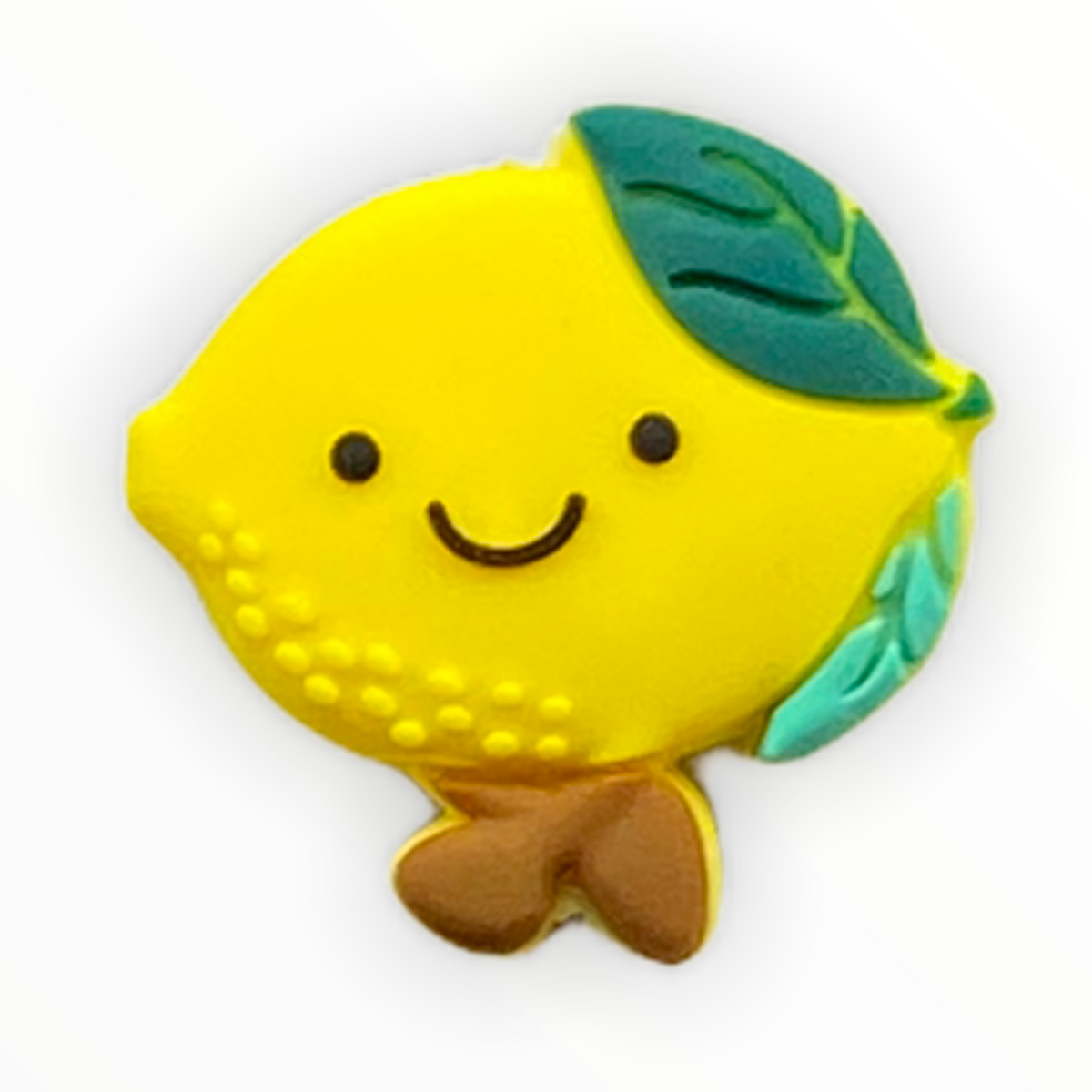 X119- Lemon Silicone (1 Count) Focal Bead