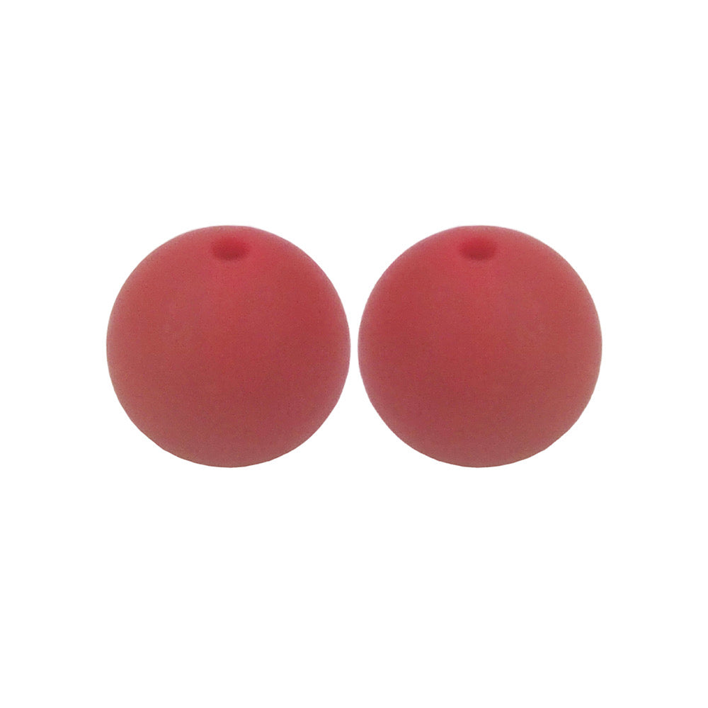 (19mm) "Round" Silicone  Beads