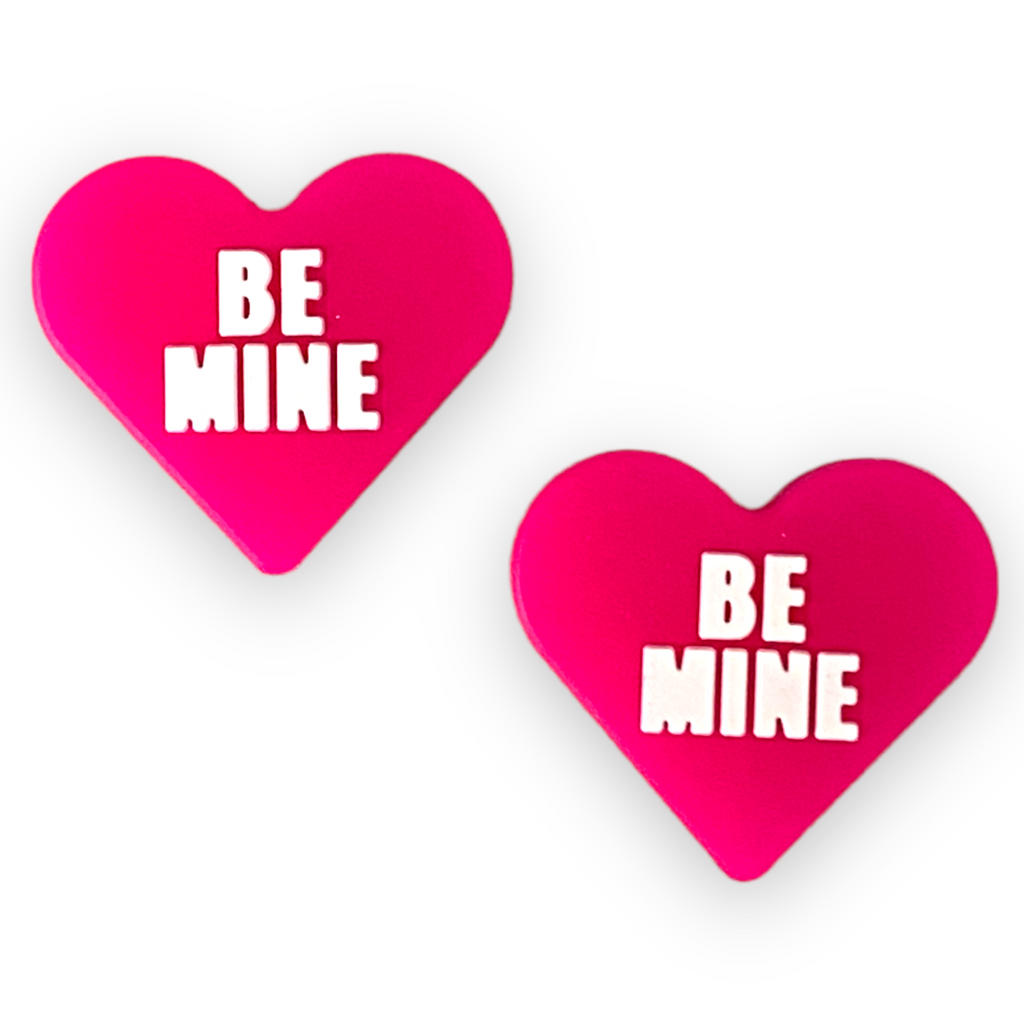 Custom Pink U R Cute Candy Heart Silicone Focal Bead, Valentine's Sili –  The Silicone Bead Store LLC