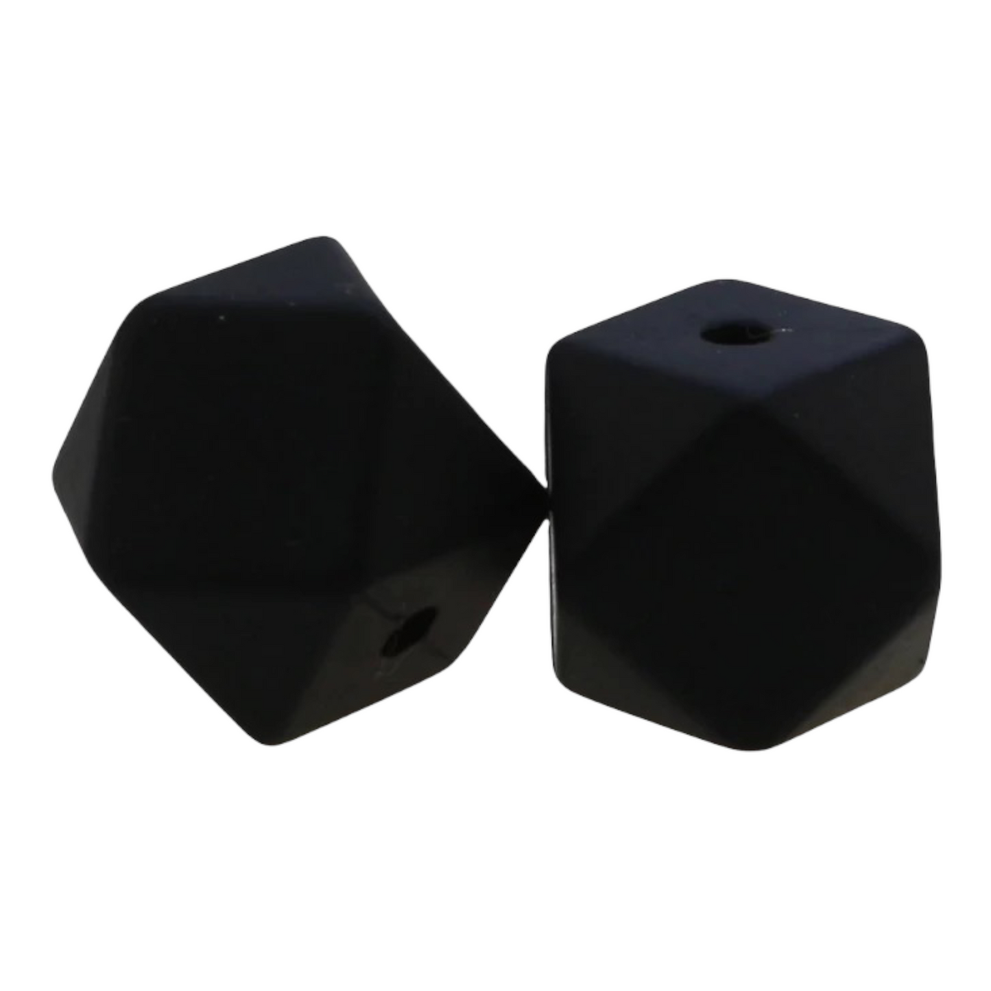 Hexagon (17mm)-  Silicone  Beads