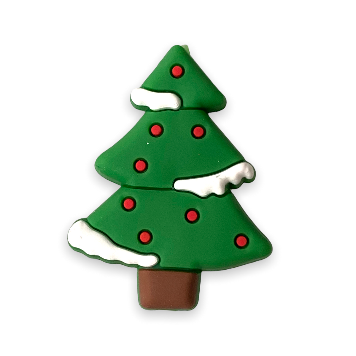 X35 - Christmas Tree Silicone (1 Count) Focal Bead