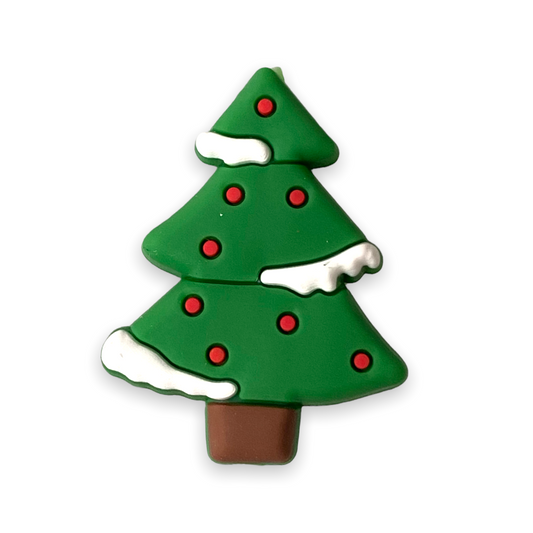 X35 - Christmas Tree Silicone (1 Count) Focal Bead