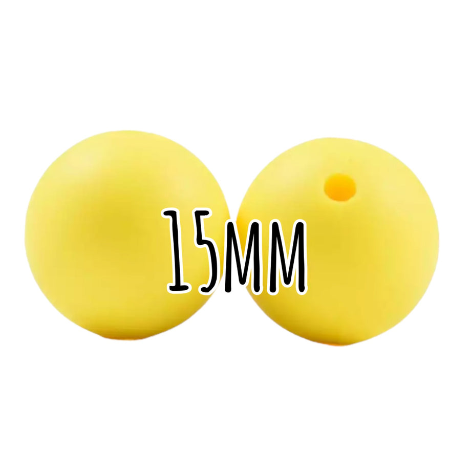 15mm Beige Silicone Beads – USA Silicone Bead Supply Princess Bead Supply