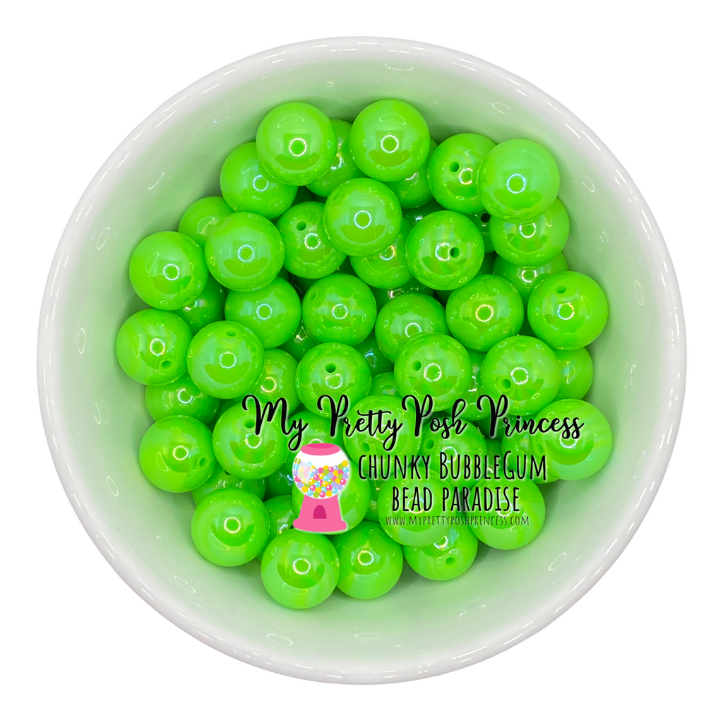 clear glitter bubble 20mm bubblegum beads – Bubblegum Beads AZ