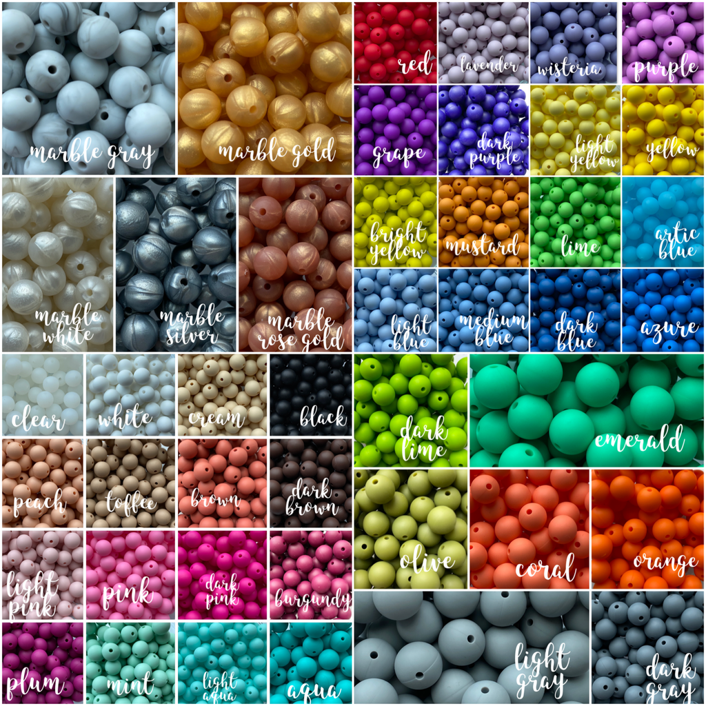 Buy Pink Glitter Beads  silicone beads – Bella's Bead Supply