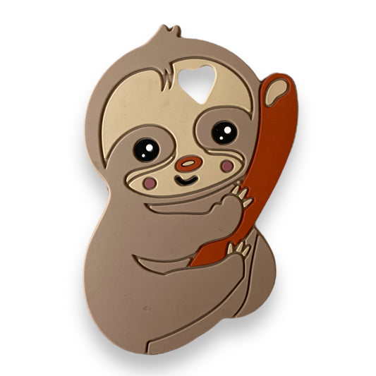 Q-A116 - Baby Sloth Silicone Pendant