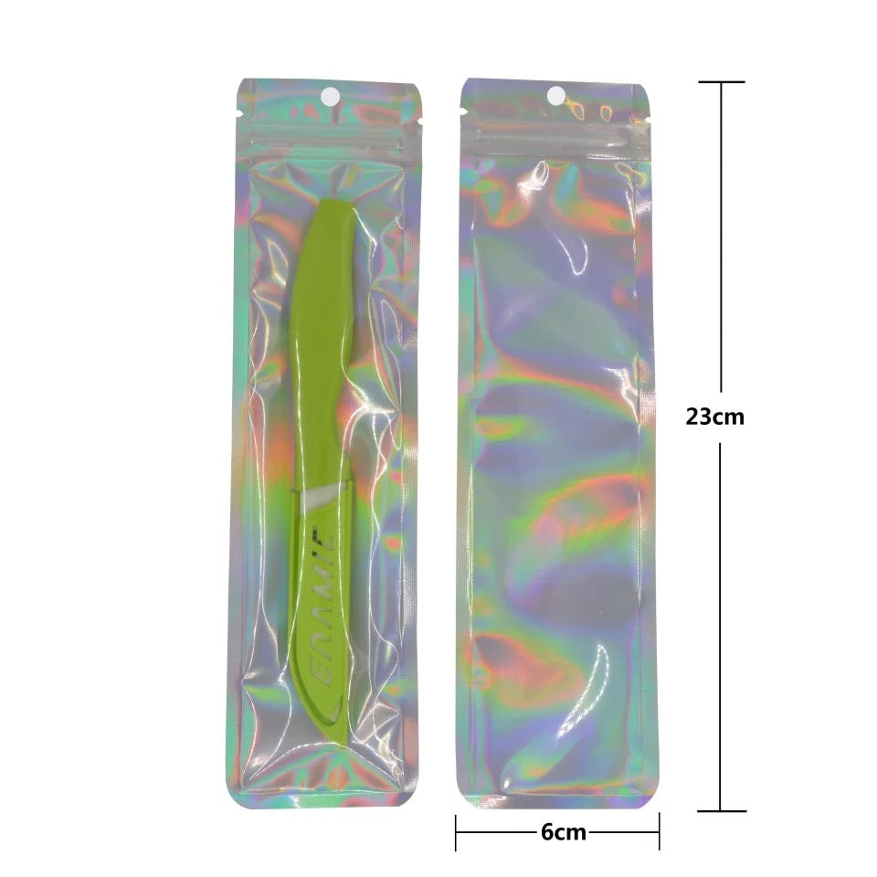 FX- 9034- Packaging: 6cm x 23cm Holographic Foil