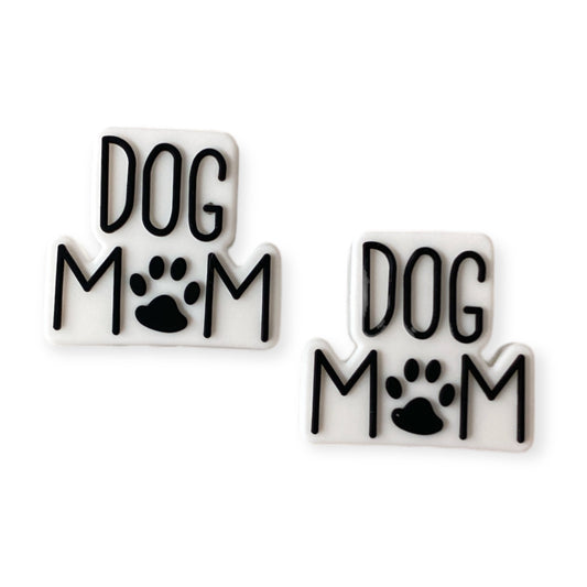 X287 -  “Dog Mom” Silicone (1 Count) Focal Bead