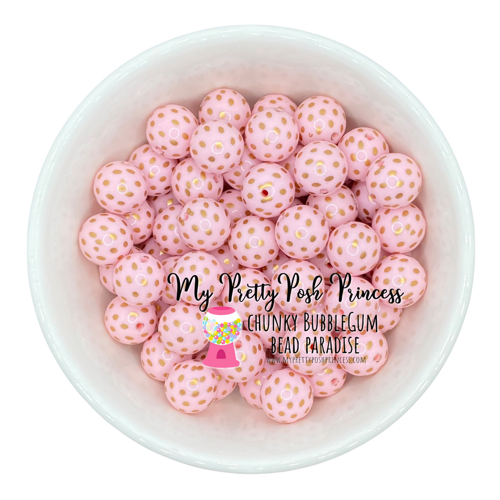 PINK BUBBLEGUM BEADS 20mm - 3 - Chunky Beads, Bubble Gum Bead Sets, Ac –  Posh Glitter, LLC